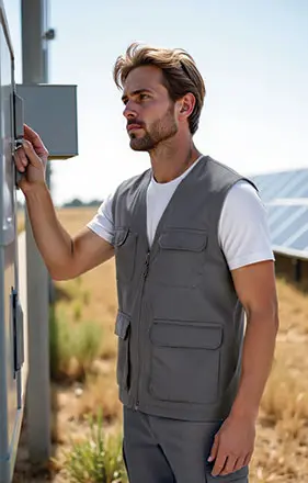 HARDWARE - Gilet coton léger